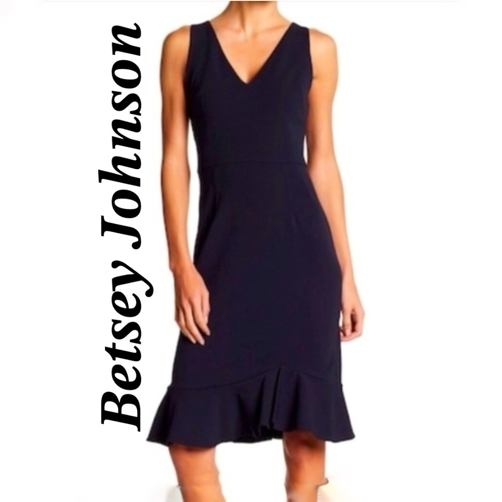 Betsey Johnson NEW Navy sleeveless dress Size 12